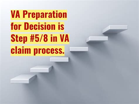 <b>How long</b> from <b>Preparation</b> for notification to actual <b>decision</b>? Claim submitted Sept 1, evidence review January 4th, <b>preparation</b> for notification today February 3rd. . Preparation for decision va how long